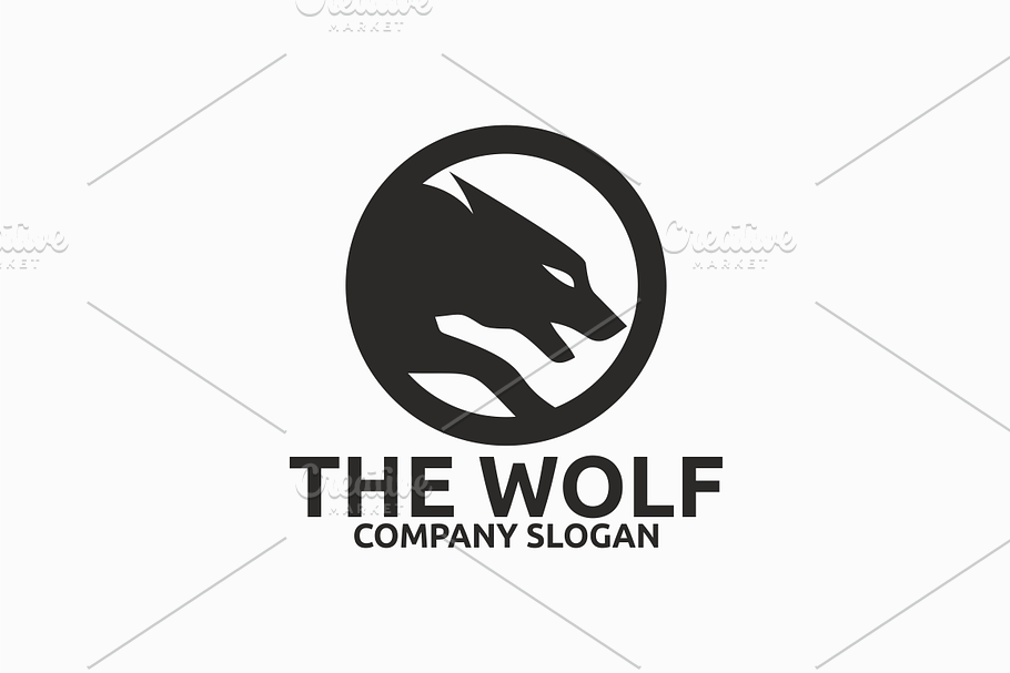 The Wolf in Logo Templates - product preview 8