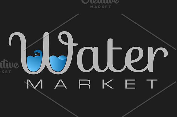 Water Market Template in Logo Templates - product preview 3
