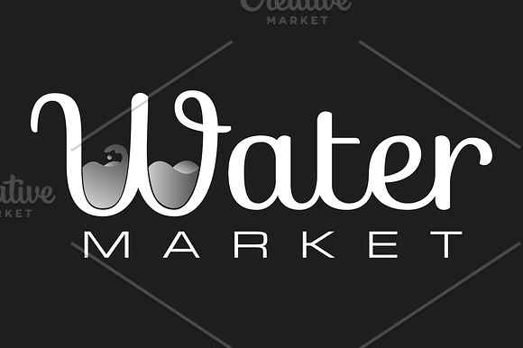 Water Market Template in Logo Templates - product preview 4