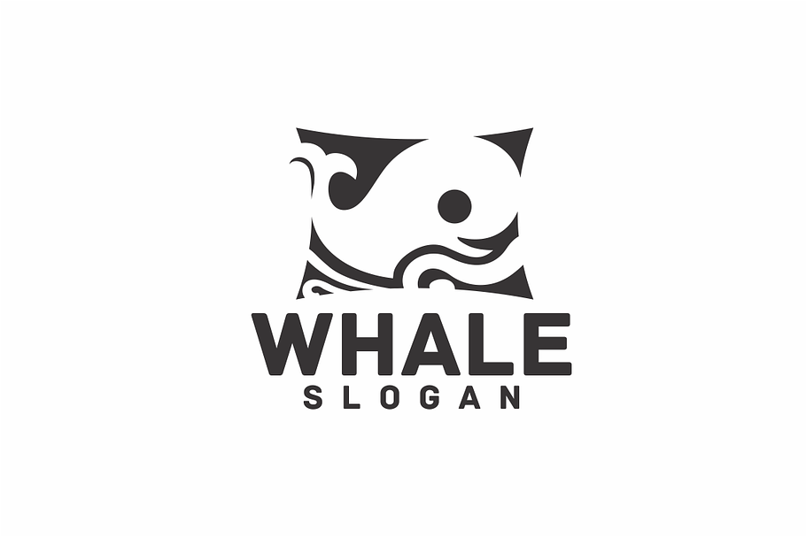 Whale  in Logo Templates - product preview 8
