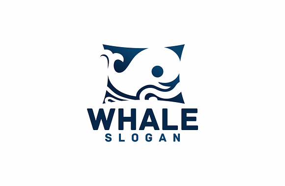 Whale  in Logo Templates - product preview 1