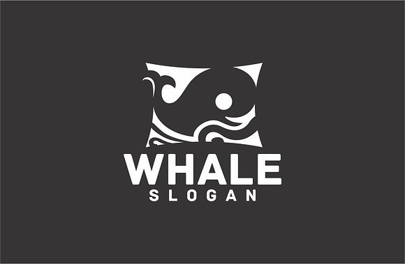 Whale  in Logo Templates - product preview 2