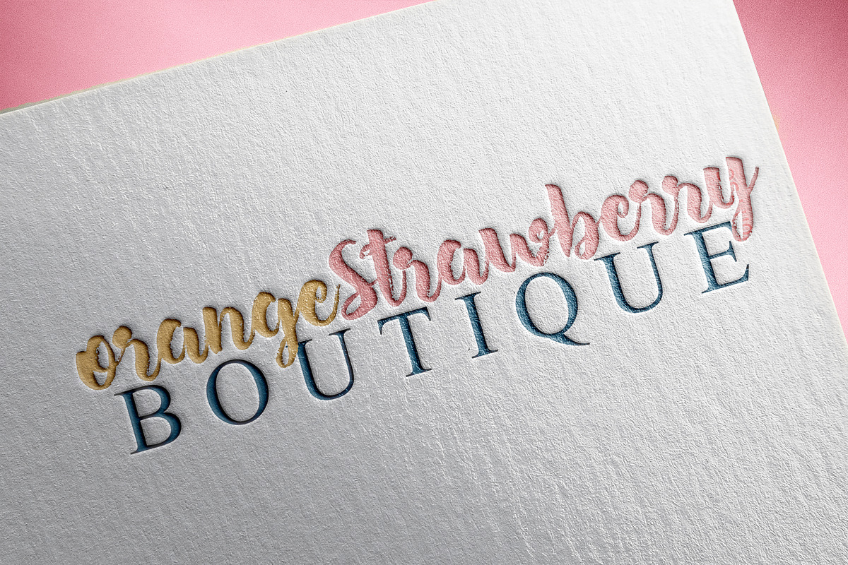 Handlettered Boutique Logo in Logo Templates - product preview 8