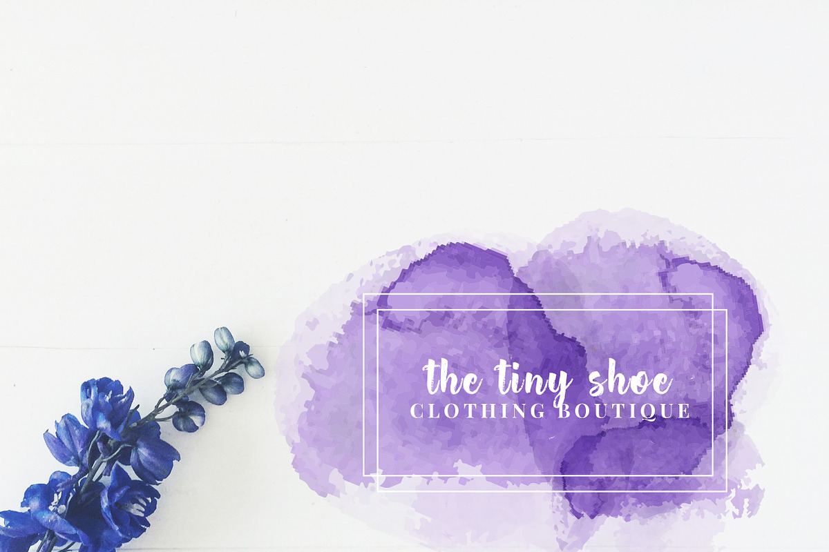 Watercolor Premade Customizable Logo in Logo Templates - product preview 8