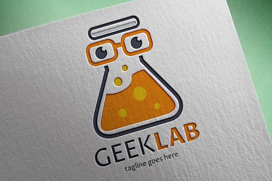 Geek Lab Logo in Logo Templates - product preview 8