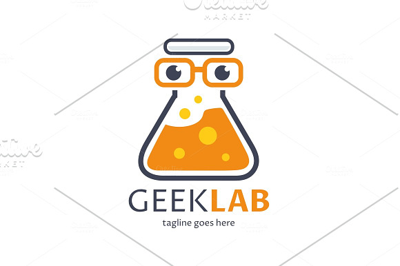 Geek Lab Logo in Logo Templates - product preview 3