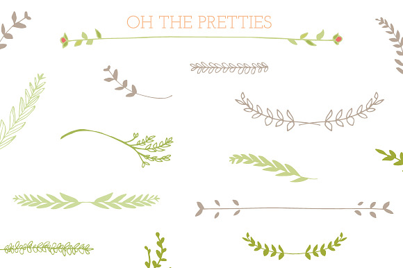 Laurel Frames, Leaves, And Stems in Illustrations - product preview 2