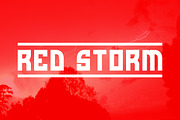 Red Storm | Special Designer Font