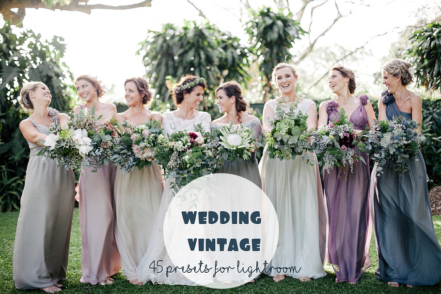 Presets Lightroom Wedding Vintage 45 in Add-Ons - product preview 8