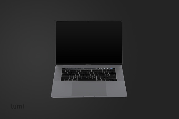 MacBook Pro 2016 with Touch Bar pack in Mobile & Web Mockups - product preview 3