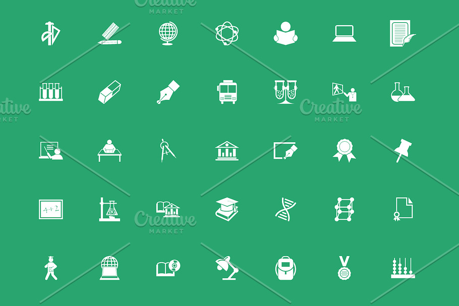 100+ Education Vector Icons Pack