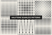 Halftone seamless patterns
