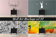 Wall Mockup - Sticker Mockup Vol 97