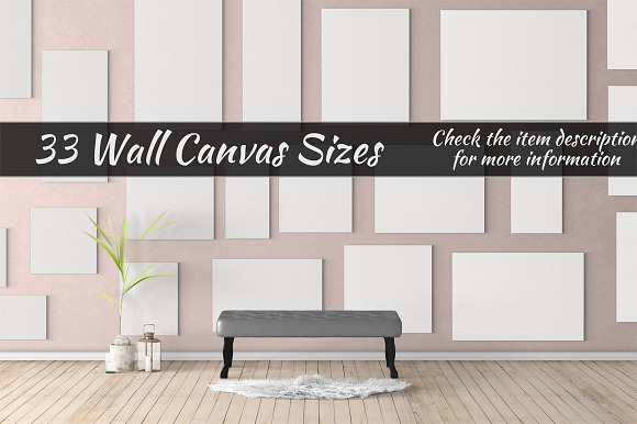 Canvas Mockups Vol 100 in Print Mockups - product preview 4