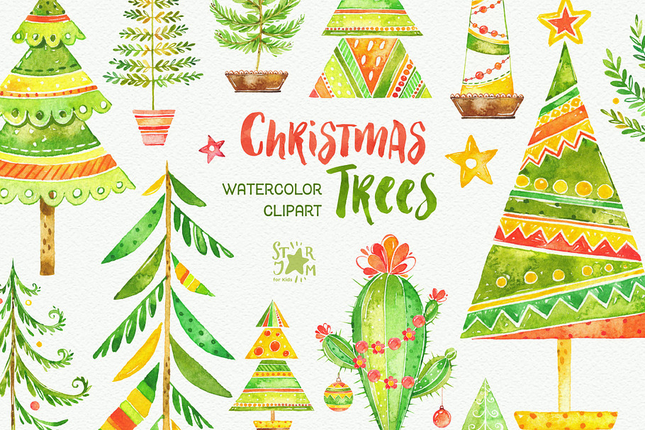 Christmas potted Trees in Objects - product preview 8