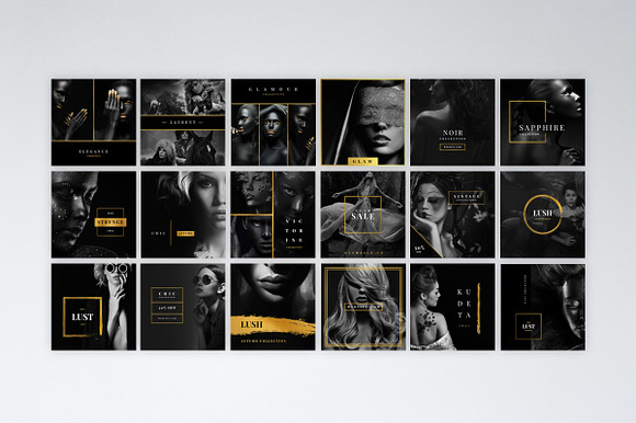Instagram Gold Pack in Instagram Templates - product preview 2