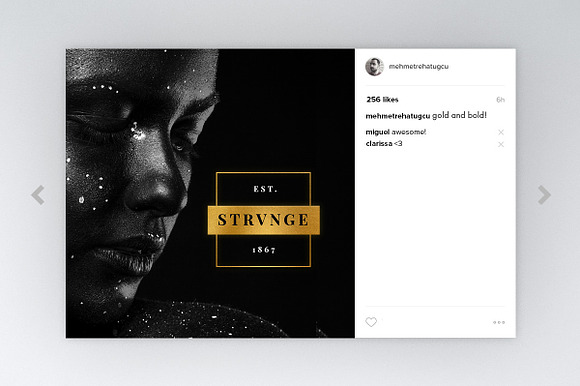 Instagram Gold Pack in Instagram Templates - product preview 4