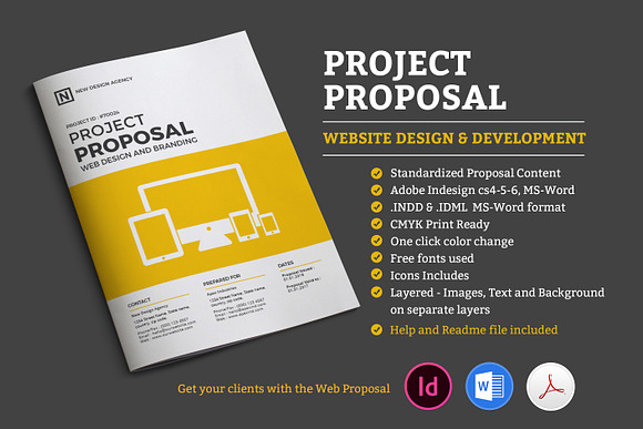 Project Proposal in Stationery Templates - product preview 5