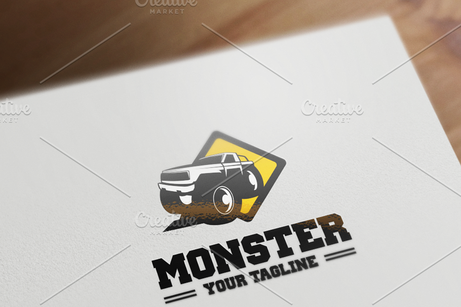 Monster Logo Template
