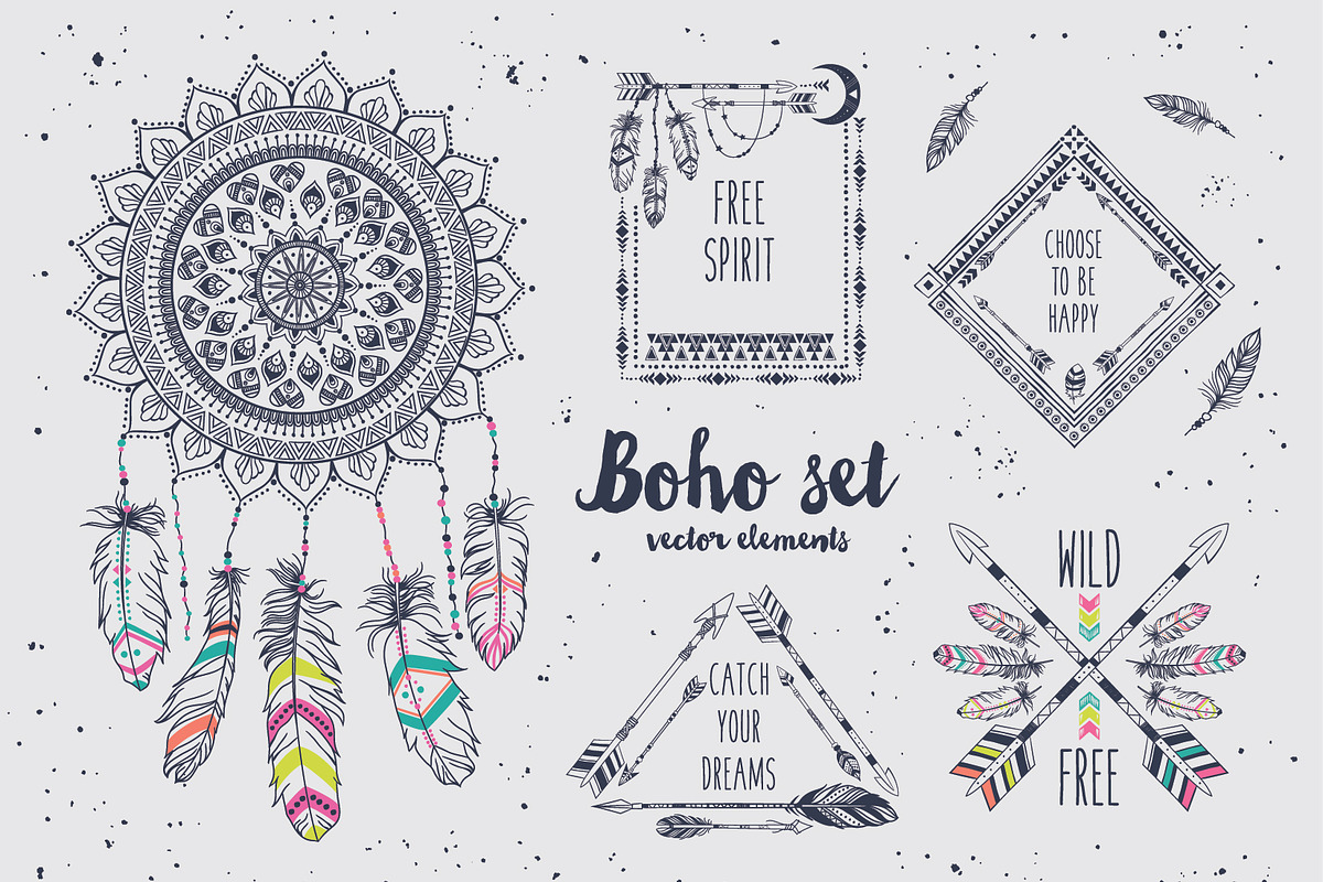 Boho Set in Objects - product preview 8