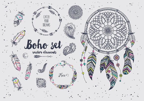 Boho Set in Objects - product preview 1