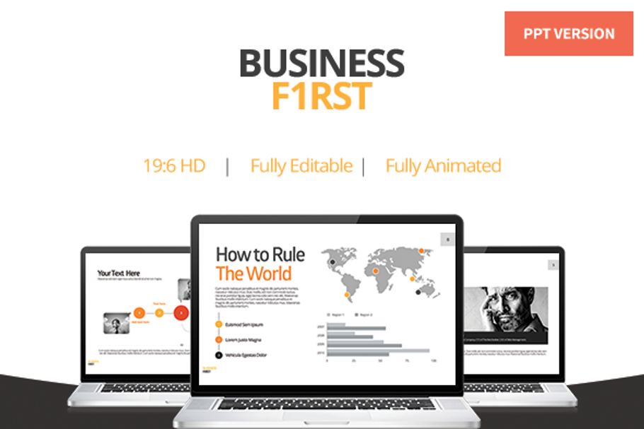 Business First - Powerpoint Template in PowerPoint Templates - product preview 8