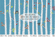Birch Tree Photoshop Brushes