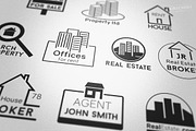 Real Estate Property Badges Logos
