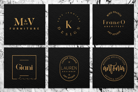 Elegant Logo Pack VOL 1 in Logo Templates - product preview 3