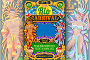 Rio Carnival Poster Theme Brazil