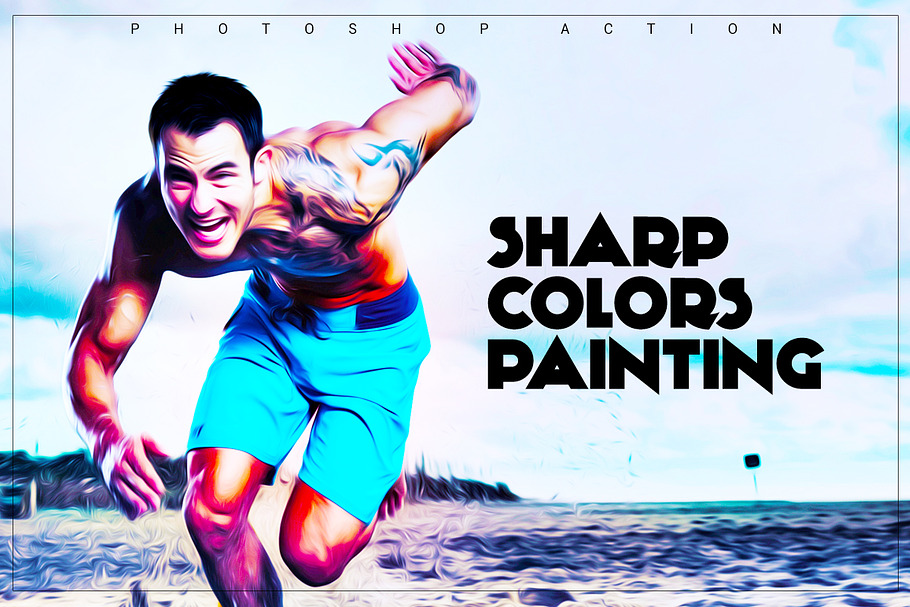 sharp colors Painting