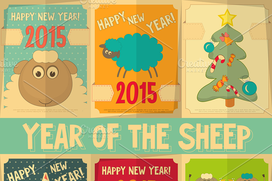 New Year Cards in Illustrations - product preview 8