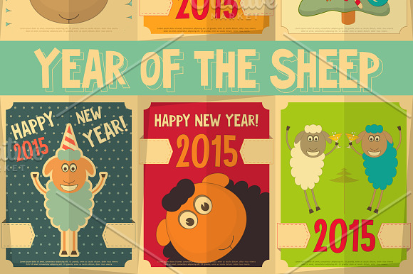 New Year Cards in Illustrations - product preview 1
