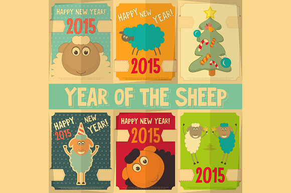 New Year Cards in Illustrations - product preview 2