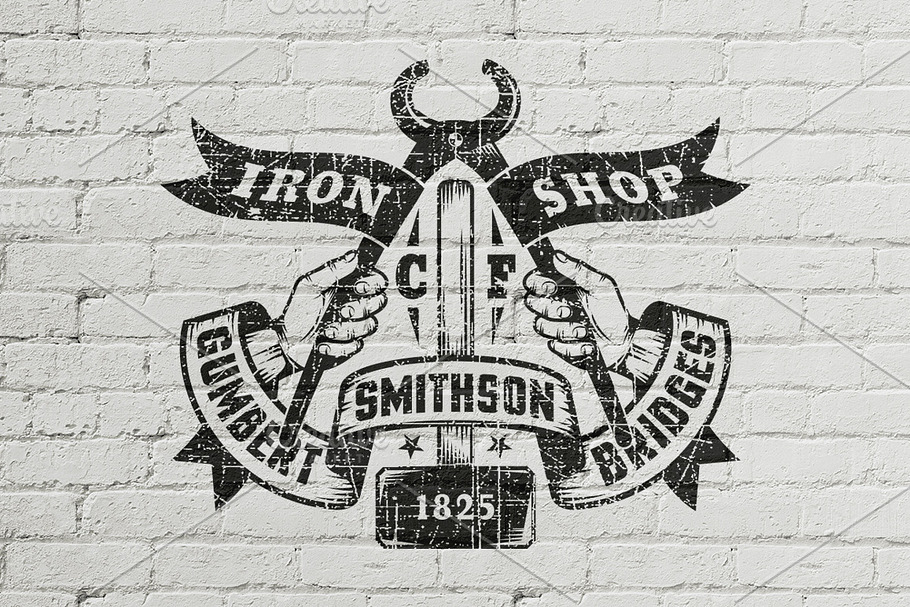 Blacksmith's workshop logo in Logo Templates - product preview 8
