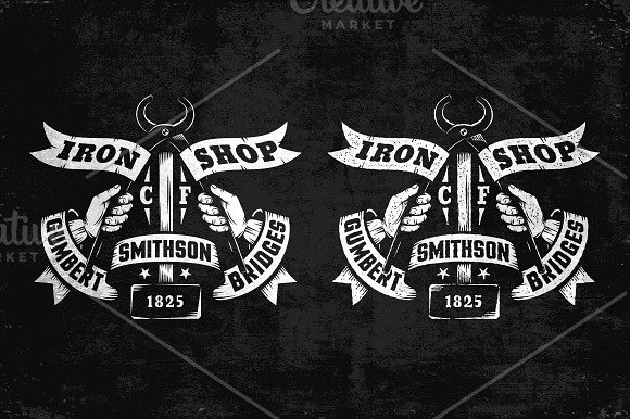 Blacksmith's workshop logo in Logo Templates - product preview 4