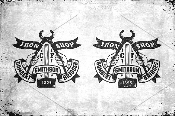 Blacksmith's workshop logo in Logo Templates - product preview 5
