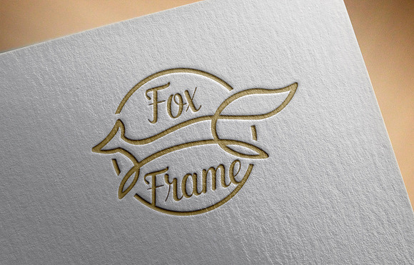 Fox Frame Logo Template in Logo Templates - product preview 2