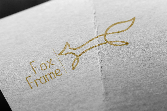 Fox Frame Logo Template in Logo Templates - product preview 3
