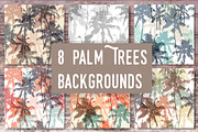 Palm trees backgrounds