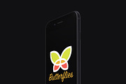 Butterflies Logo Template