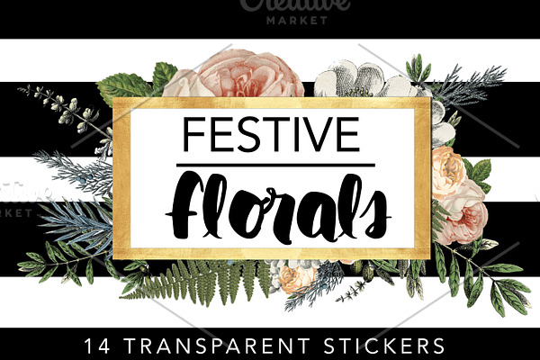 Festive Florals // Tags & Labels