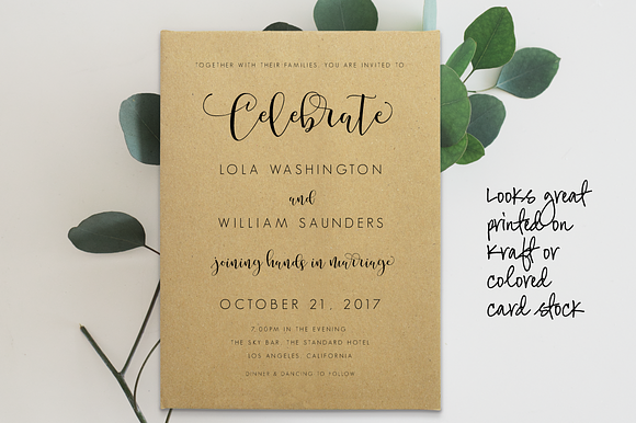 Wedding Invitation - Editable PDF in Wedding Templates - product preview 1