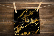 Black and Gold Marble Textures