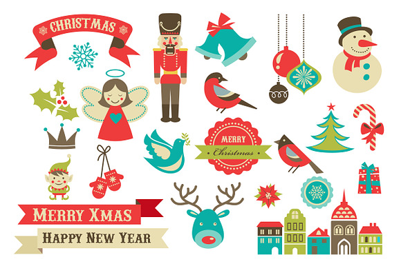 50% OFF - Christmas set of icons in Illustrations - product preview 1
