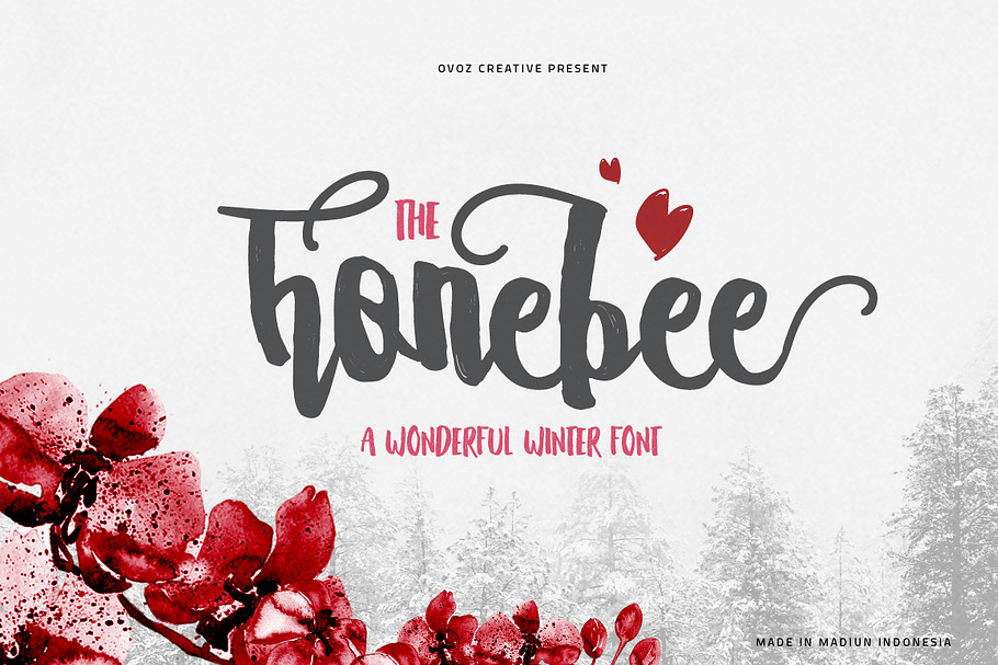 Honebee (Intro sale 50% OFF!) in Script Fonts - product preview 8