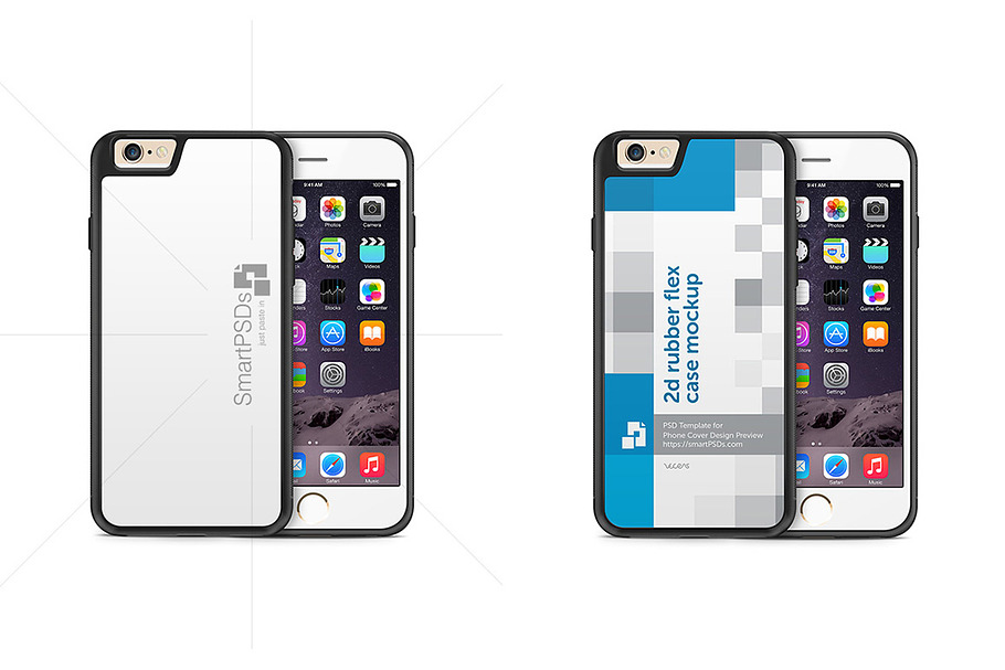 iPhone 6s2d Rubber Phone Case Mockup