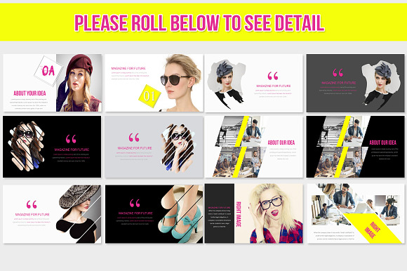 Fashion Creative Presentation in PowerPoint Templates - product preview 3