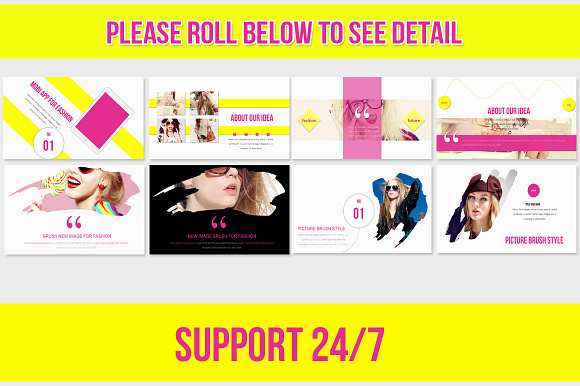 Fashion Creative Presentation in PowerPoint Templates - product preview 8
