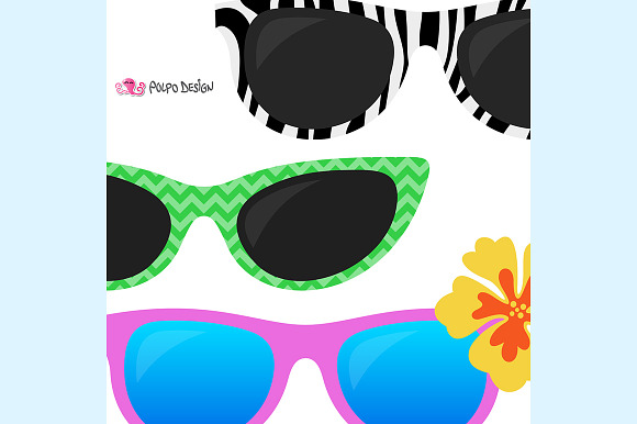 50 Sunglasses clipart in Objects - product preview 1